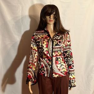 Willi Smith Brown Capri Pants